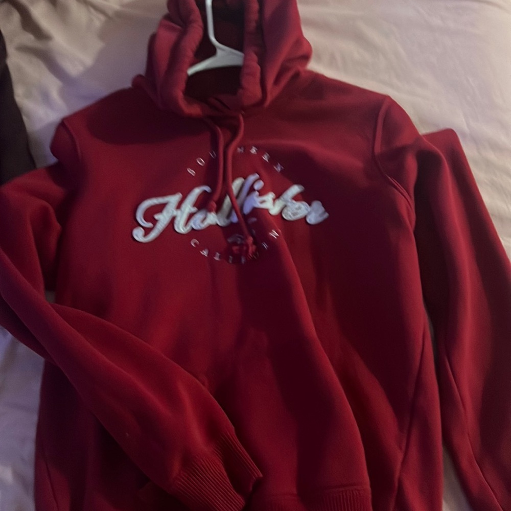 Red Hollister hoodie